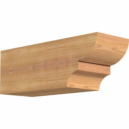 Ekena Millwork Ridgewood Smooth Rafter Tail, Western Red Cedar, 5 1/2"W x 6"H x 16"L RFT06X06X16RID00SWR